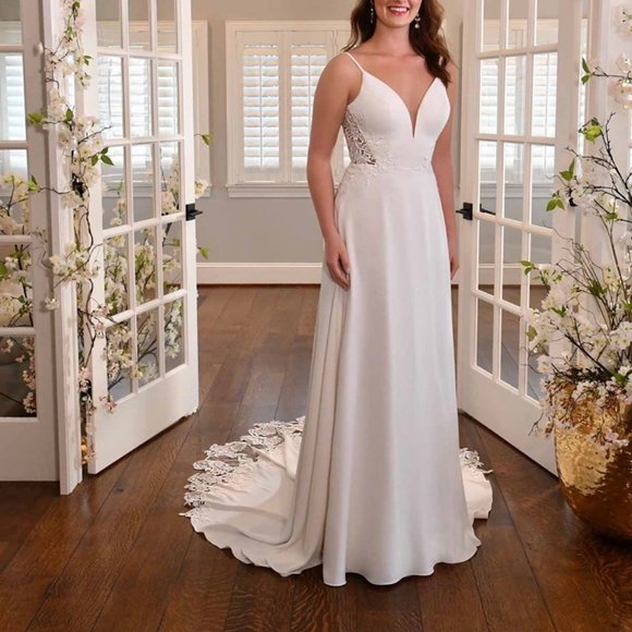 Essense of Australia Wedding Dress - style D3370 - Picture 1 of 8